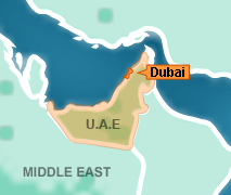 UNITED ARAB EMIRATES map